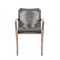 Armen Living Sachi and Nabila Outdoor 5 Piece Light Eucalyptus and Concrete Dining Set 840254333383 - alternate 3